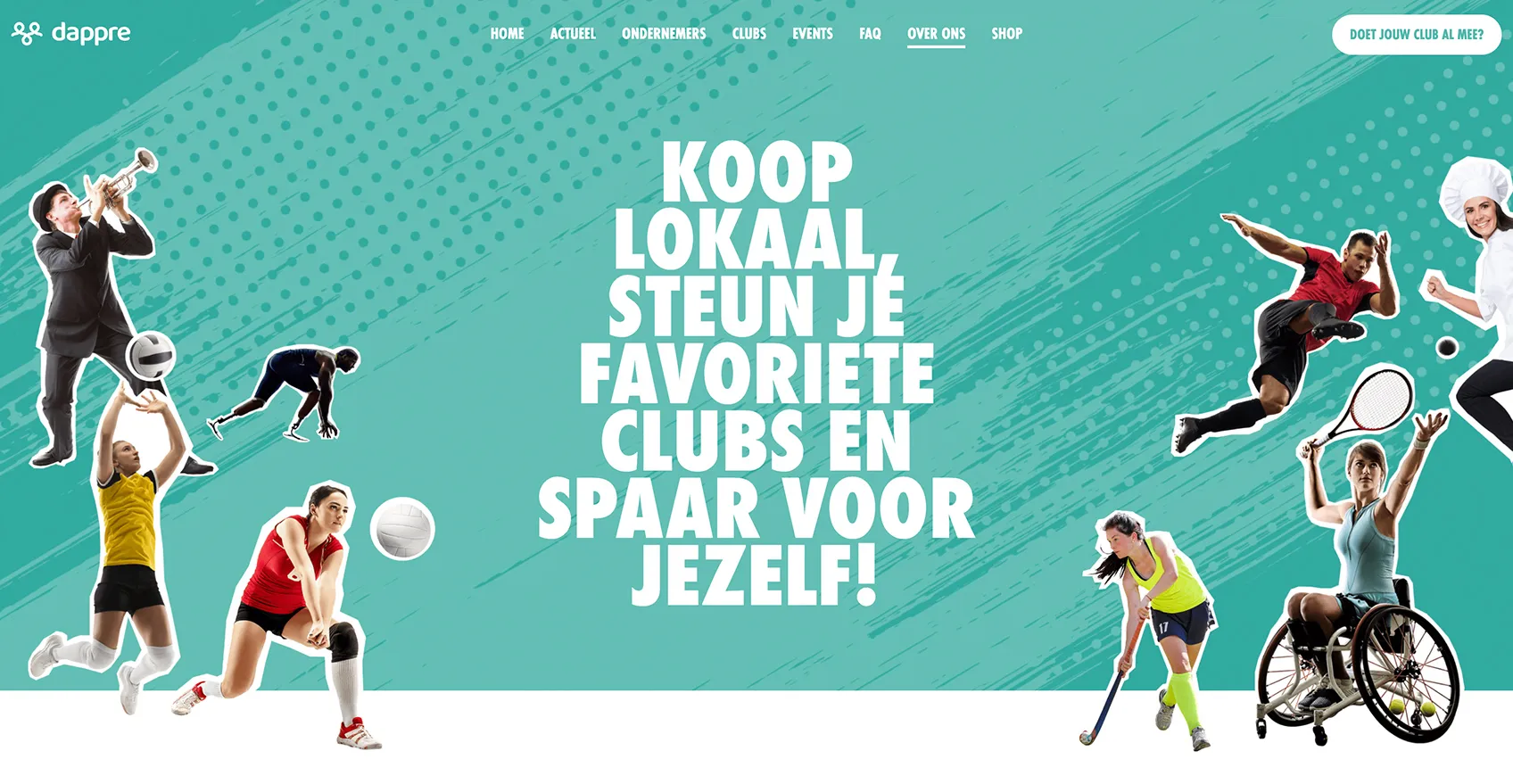 Dappre Clubs over ons